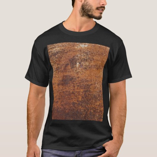 T-shirt Surface métallique texturée rouillée (Devant)
