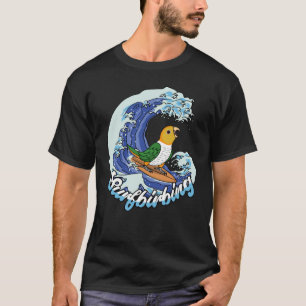 T-shirt Surfbirbing Parrot I Blanc ventre Caique