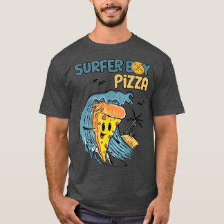 T-shirt Surfer Chemise Rétro Pizza Boy5349