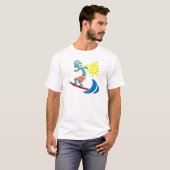 T-shirt Surfer de Kokopelli (Devant entier)
