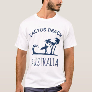 T-shirt Surfer de l'Australie de plage de cactus