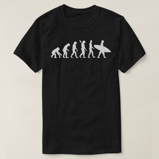 T-shirt Surfer de l'évolution (Design devant)