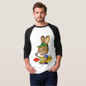 T-shirt Surfer de lièvres (Devant entier)