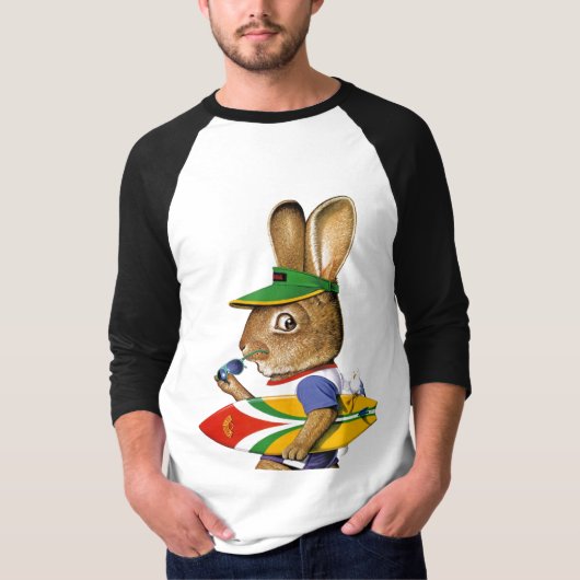 T-shirt Surfer de lièvres (Devant)