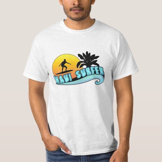 T-shirt Surfer de Maui (Devant)