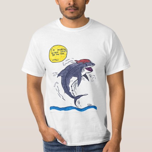 T-shirt Surfer de requin de Silas Hanneken (Devant)