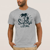 T-shirt Surfer de style surf (Devant)