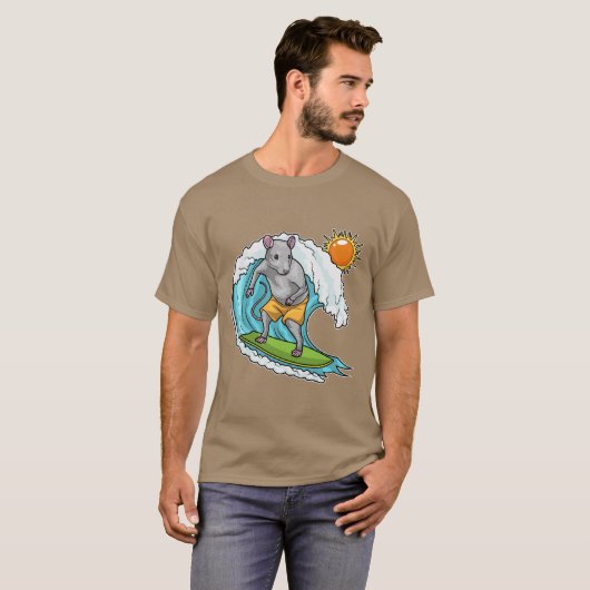 T-shirt Surfer d'été (Devant entier)
