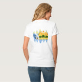 T-shirt Surfer et planches de surf (Dos entier)