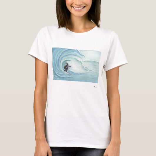 T-shirt Surfer Féminine (Devant)