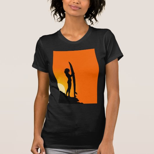 T-shirt Surfer Girl (Devant)