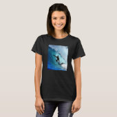 T-shirt Surfer Surfing Hawaiian Waves Beach Summer Surfboa (Devant entier)