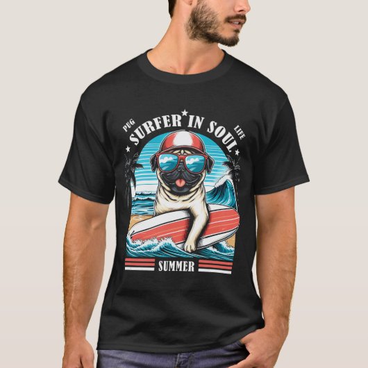 T-shirt Surfeur dans l'âme (Devant)