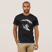 T-shirt Surfeur d'astronaute Cool (Devant entier)