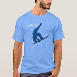 T-shirt Surfeur de bleu de Loveland
