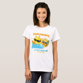 T-shirt surfeur de la patrouille Sun (Devant entier)