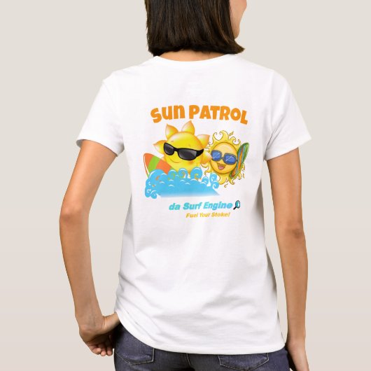 T-shirt surfeur de la patrouille Sun (Dos)