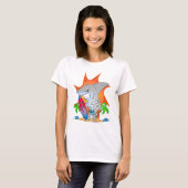 T-shirt Surfeur de la Semaine du requin (Devant entier)