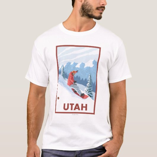 T-shirt Surfeur SceneUtah (Devant)