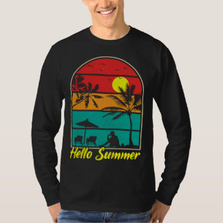 T-shirt Surfeur Vintage Surf Rétro Plage Vacances d'Été