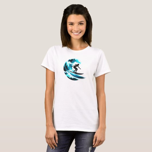 T-shirt surfing (Devant entier)