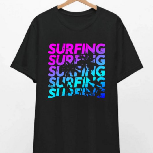 T-shirt Surfing California
