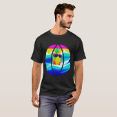 T-SHIRT SURFING PINEAPPLE BEACH BALL (Devant entier)