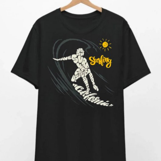 T-shirt Surfing Waves