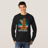 T-shirt Surfologiste Surfologue Vintage Surfer Pour Hommes (Devant entier)