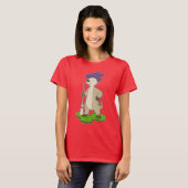 T-shirt Suricate Halloween Sorcière (Devant entier)