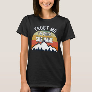 T-shirt Suriname Faites-moi confiance Je suis du Suriname