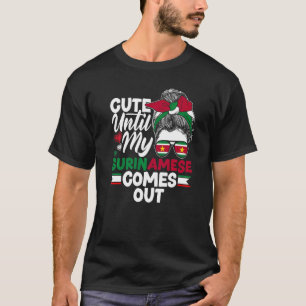 T-shirt Suriname migre Jusqu'À Ce Que Mon Surinamais Arriv