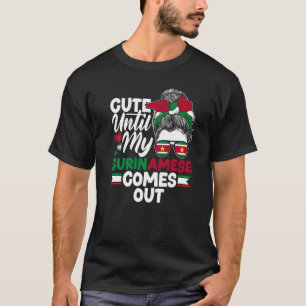 T-shirt Suriname migre Jusqu'À Ce Que Mon Surinamais Arriv