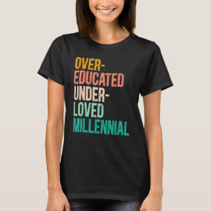 T-shirt Surinstruit Sous Aimé Millénium 1973 Protéger
