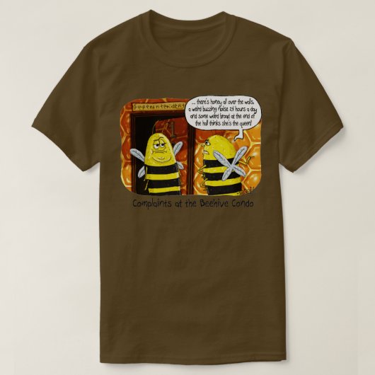 T-shirt Surintendant Bee Hive Condo (Design devant)