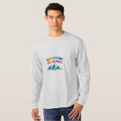 T-shirt Surmonter le sommet" (Devant entier)