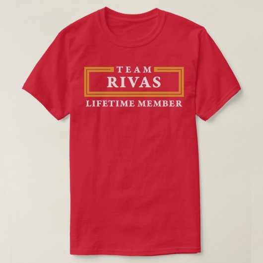 T-shirt Surnom de l'équipe de Rivas Lifetime (Design devant)