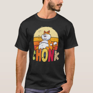 T-shirt Surpoids Chubby Chonk Mème Chat Pour Feline Gras