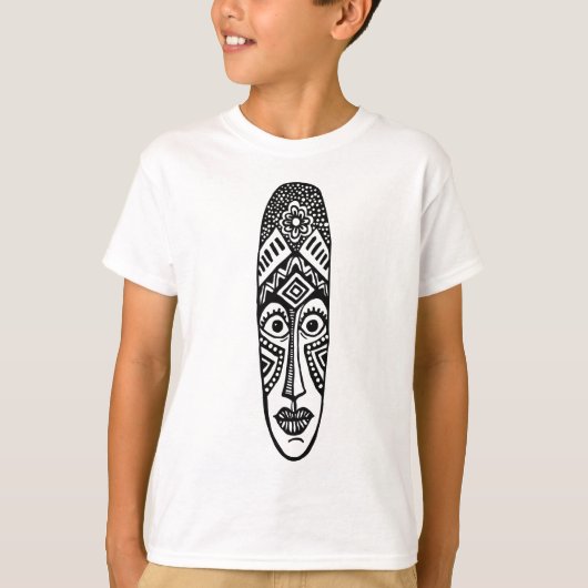 T-shirt Surpris Masque Tiki (Devant)