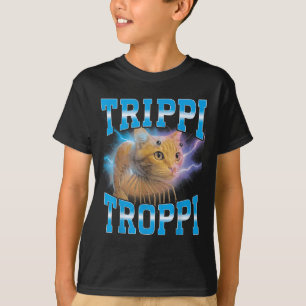 T-shirt Surreal Italian Brainrot meme Trippi Troppi Cat Fu