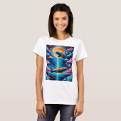 T-shirt Surreal Retro Sci-Fi Adventure Tee (Devant entier)