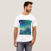 T-shirt Surreal Surf Seascape (Devant entier)