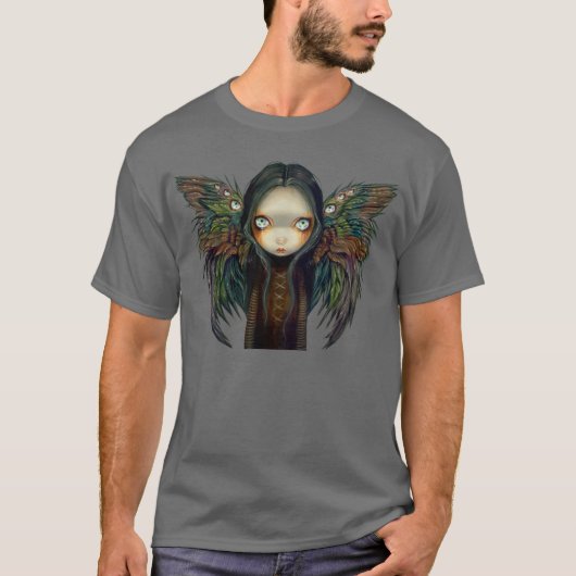 T-shirt Surréalisme gothique à ailes d'ange de CHEMISE de (Devant)