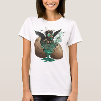 T-shirt Surrealiste Épouvantail Corbeau pour Femme
