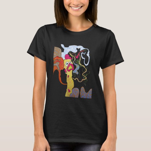 T-shirt Surrealistic Artwork Contemporary Art Graphic Crea (Devant)