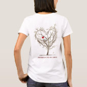 T-shirt Surrounded by love (Dos)