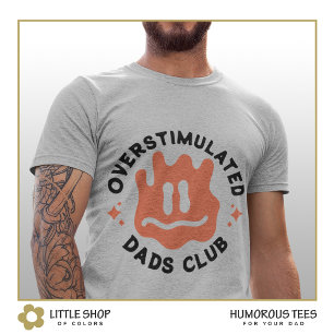 T-shirt Surstimulé Papa Club Fête des pères personnalisabl