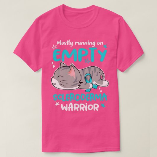T-shirt Surtout courir sur Scleroderma Warrior vide (Design devant)