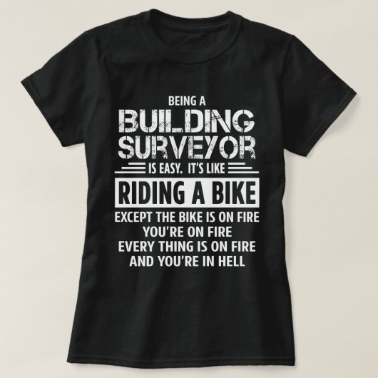 T-shirt Surveillant du bâtiment (Design devant)