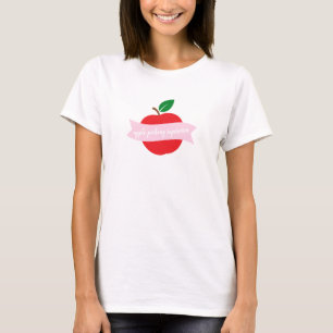 T-shirt Surveillante de cueillette de pommes Fille Anniver